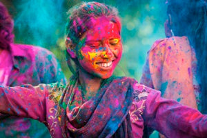 Le festival Holi en Inde