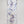 Foulard floral en lin et coton Bleu et blanc - Sendai