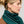 Detail of Merino Wool Scarf Solstice solid green – Princess and Dragon Montreal