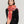 Écharpe en laine mérinos orange et rose - Céleste