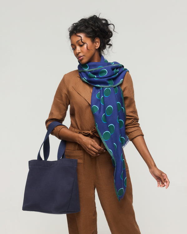 Sac de sport en coton bleu – Princesse & Dragon Montréal