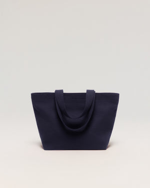 Tote bag chic en coton épais – Bleu