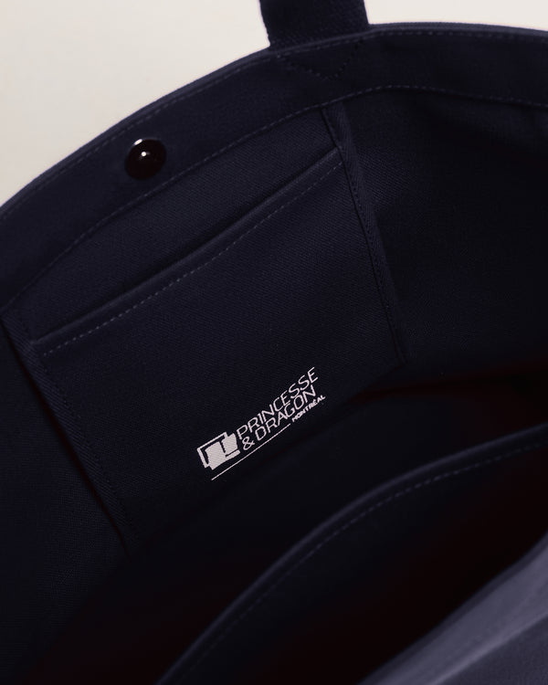  intérieur grand sac de voyage tote en bleu de Princesse et Dragon Montréal