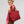 Chic Tote Bag Cotton Canvas - Brick Red