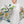 Vente d'atelier - Foulard en coton vert et bleu-Baie-Mahault