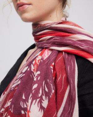 Red-and-Pink-forest-pattern-Merino-Wool-Scarf-by-Princesse-_-Dragon