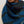 Écharpe d’hiver Canopée bleu et vert à motif organique