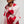 Foulard de lin et coton rouge - Le M