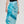 Foulard-turquoise-voile-coton-motif-fleuri-porté-paréo-taille-accessoire-mode-été-élégance